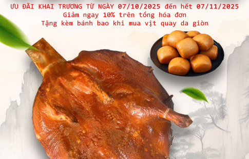 Vịt Quay Tì Bà – Hương Vị Đậm Đà, Da Giòn Tan Ngay Tại Vịt Quay Da Giòn Phúc Lợi